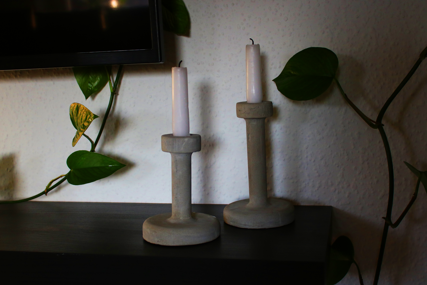 Beton Kerzenständer